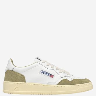 Autry White Green Logo Sneakers