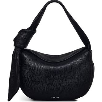 Radley London The Grove Small Flapover Satchel Bag in Black at Nordstrom