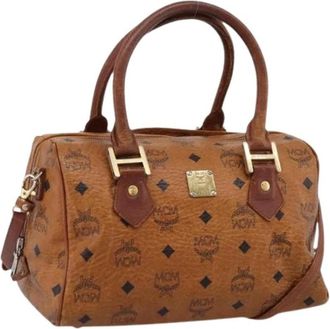 MCM Pre-owned Hand Bag - Dames - Vintage Handtas - Bruin - ONE Size - Leer - Vintage