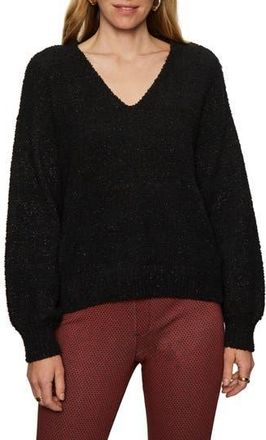 Sanctuary Teddy Shine Sweater in Black at Nordstrom Rack, Size Xx-Small