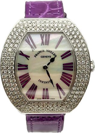 Franck Muller Infinity Quartz Diamond Ladies Watch 3535 QZ R D3