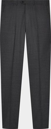 Emporio Armani Men & apos;s Wool Textured Flat-Front Trousers