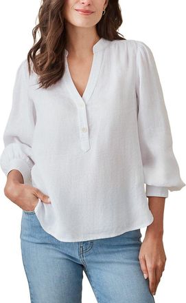 J.McLaughlin J. McLaughlin Rashell Linen Blouse