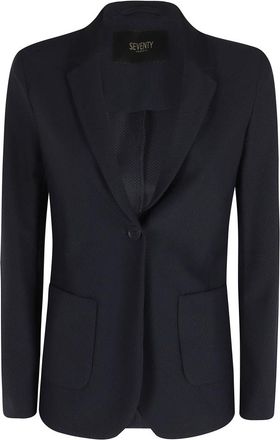 Seventy Blazerjas - Dames - Blazers - Blauw - L - Leer - Jassen