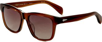 Rag & Bone Rag & Bone Mens Crystal Brown 54mm Sunglasses