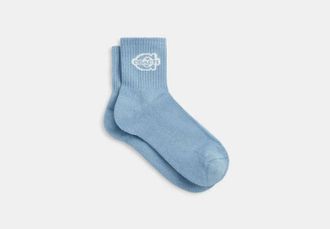 Coach Soho Quarter Crew Socks