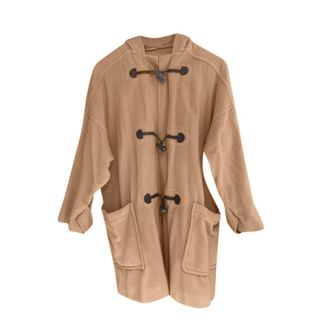 Burberry s Vintage Beige Cashmere Blend Duffle Coat Size M