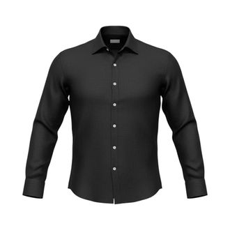 Sonrisa Leinenhemd - Heren - Casual Overhemden - Zwart - 3XL - Linnen - Overhemden