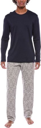 Hanro Hanro 2Pc Henley Pajama Set