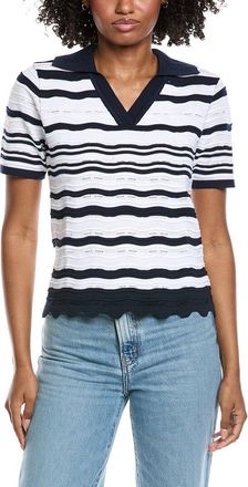 Shelli Segal Laundry By Shelli Segal Mermaid Short Sleeve Sweater