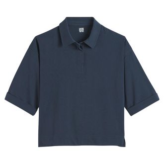 La Redoute Collections T-shirt met korte mouwen en polokraag