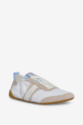 Chlo&eacute; Sneakers aus Nylon und Leder Kick