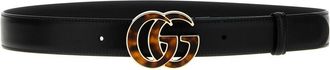 Gucci Black Signature Buckle Marmont Belt