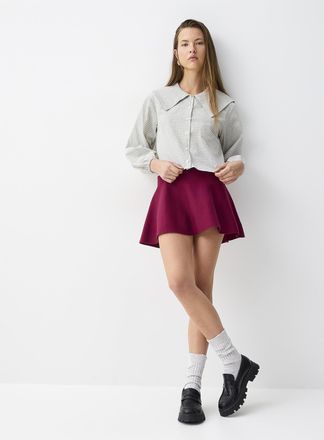 Twik Womens Fine knit skater skirt