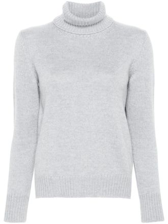 Blanca Vita ribbed-knit sweater - Grey