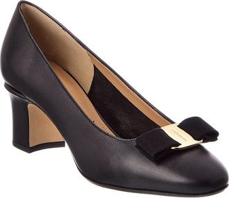Ferragamo Ferragamo Vara Bow Leather Pump