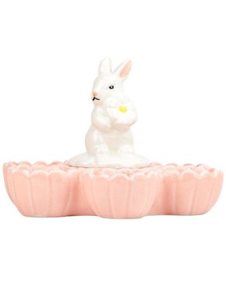 10 Strawberry Street Blossom Bunny Garden Egg Tray