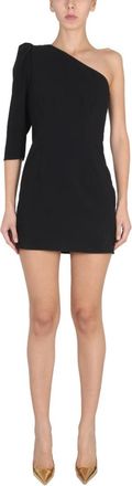 Dsquared2 Black One Shoulder Mini Dress