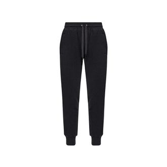 Dolce & Gabbana Sweatpants met logo - Heren - Broeken - Zwart - Maat: XL Katoen