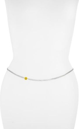 Vidakush Smile All Day Belly Chain in Silver at Nordstrom, Size Xx-Large