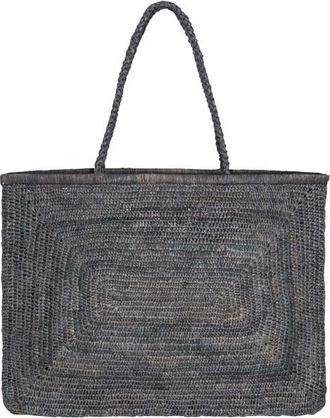 Vitamin A Amani Raffia Tote in Blue at Nordstrom