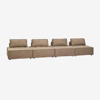 Sklum Sof&aacute; Modular De 4 Piezas En Tela Vermont Sklum