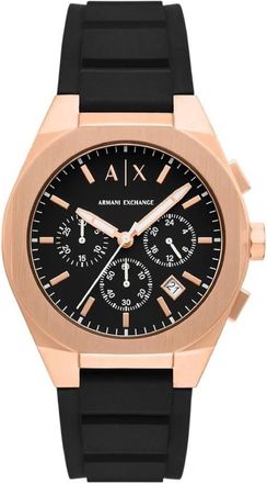 A|X Armani Exchange Sync Chronograph Quartz Black Dial Mens Watch AX4190