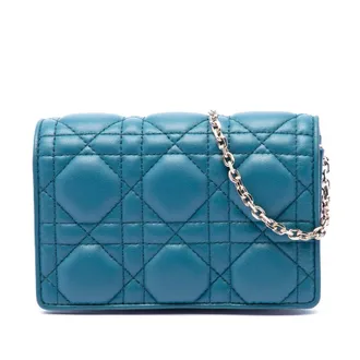 Dior Pre-owned Dior Lambskin Cannage Waist Pouch on Chain Ladies Q1IR4JCJ3L1HYVYJ
