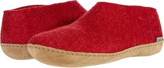 Glerups dk Wool Shoe Leather Outsole Shoes Red : EU 50 (US Mens 16) Medium, Wool/Leather