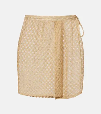 Missoni Lam&eacute; wrap skirt