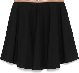 Dorothee Schumacher Minigonna con rifinitura a contrasto - Nero
