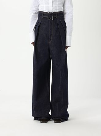 Sportmax Jeans Sportmax in denim di cotone con cinta
