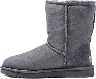 UGG (WMNS) UGG Classic Short II Fleece Lined Gray 1016223-GREY