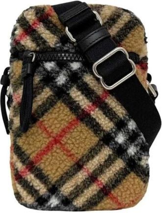 Burberry Pre-owned Cross Body Bags, female, Beige, Size: ONE SIZE Pre-owned Leather Cross Body Bag