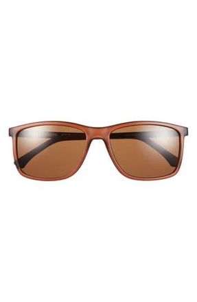 Vince Camuto Rectangular Sunglasses in Matte Brown at Nordstrom Rack