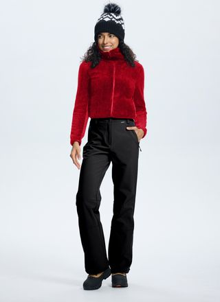 Icepeak Skihose ICEPEAK ICEPEAK FRECHEN, Damen, Gr. 44, N-Gr, basic schwarz, Obermaterial: 97% Polyester, 3% Elasthan. Futter: 100% Polyamid, Hosen Skihose, a