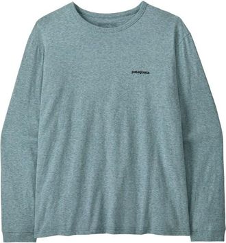 Patagonia L/S P-6 Logo Responsibili-Tee Longsleeve f&uuml;r Damen | t&uuml;rkis