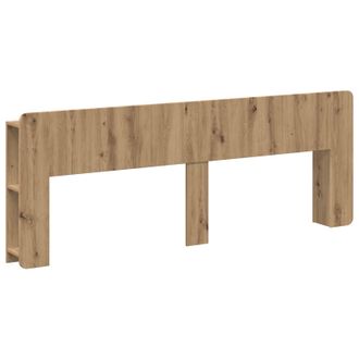vidaXL Cabecero Con Armario Roble Artesanal Madera De Ingenier&iacute;a Vidaxl