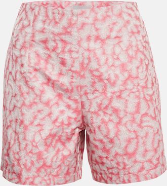 Ingie Paris Pink Lurex Jacquard Shorts