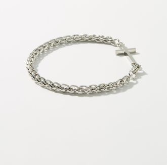 Le 31 Mens Cross palm-link bracelet