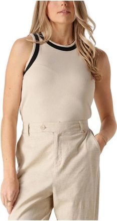 Nukus Nukus, Dames, Tops, Beige, Maat: XS Katoen