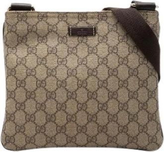 Gucci Pre-owned Crossbody Bag - Dames - Vintage Schoudertas - Beige - ONE Size - Vintage