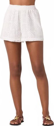 Astr Loren Shorts In White