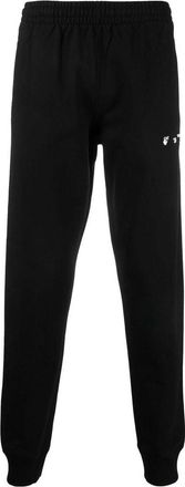 Off-white Hands Off Cotton Track Pants Black OMCH044S23FLE0031001