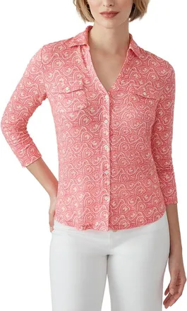 J.McLaughlin J.Mclaughlin Brynn Linen-Blend Top