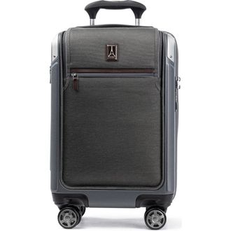 Travelpro Platinum Elite Hardside Expandable Compact Carry-on with Laptop Pocket 20-Inch Spinner in Vintage Grey at Nordstrom