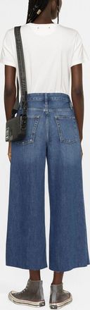 Golden Goose Golden Ws Slim T Shirt Distressed Cotton Jersey