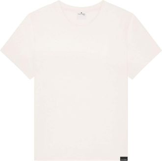 Courrèges logo-appliqué cotton T-shirt - women - Cotton - S - White