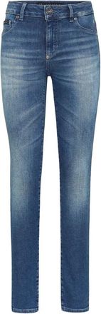 Philipp Plein Denim Jeggings - Dames - Skinny Jeans - Blauw - W27 - Denim - Jeans
