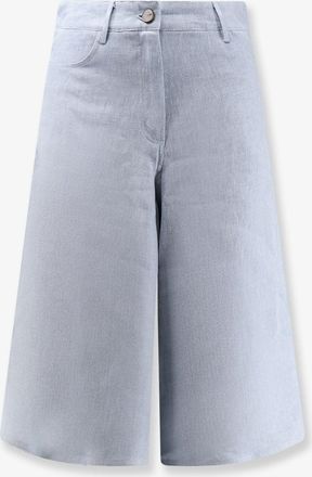 Alysi Bermuda D&eacute;lav&eacute; in lino - ALYSI - gender_Woman